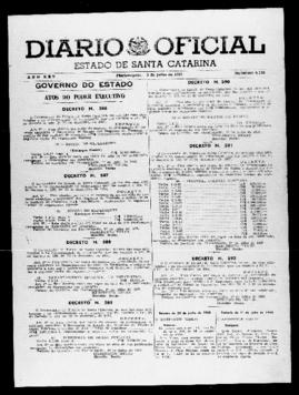 Diário Oficial do Estado de Santa Catarina. Ano 25. N° 6120 de 03/07/1958