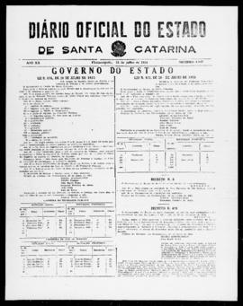 Diário Oficial do Estado de Santa Catarina. Ano 20. N° 4942 de 21/07/1953