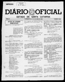 Diário Oficial do Estado de Santa Catarina. Ano 54. N° 13568 de 31/10/1988