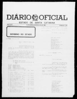 Diário Oficial do Estado de Santa Catarina. Ano 47. N° 11761 de 10/07/1981