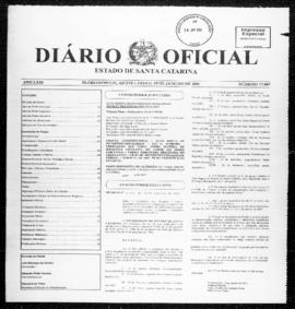 Diário Oficial do Estado de Santa Catarina. Ano 71. N° 17807 de 19/01/2006