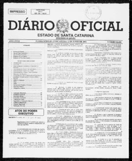 Diário Oficial do Estado de Santa Catarina. Ano 68. N° 16680 de 12/06/2001