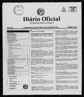 Diário Oficial do Estado de Santa Catarina. Ano 76. N° 18962 de 03/11/2010