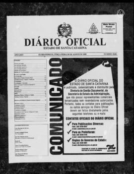 Diário Oficial do Estado de Santa Catarina. Ano 75. N° 18661 de 04/08/2009