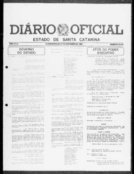 Diário Oficial do Estado de Santa Catarina. Ano 49. N° 12333 de 07/11/1983