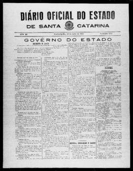 Diário Oficial do Estado de Santa Catarina. Ano 11. N° 2772 de 10/07/1944
