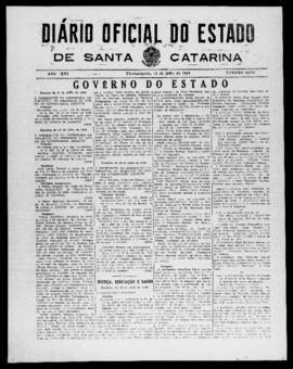 Diário Oficial do Estado de Santa Catarina. Ano 16. N° 3978 de 14/07/1949