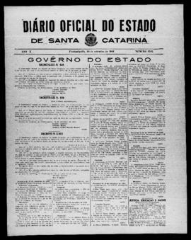 Diário Oficial do Estado de Santa Catarina. Ano 10. N° 2585 de 20/09/1943