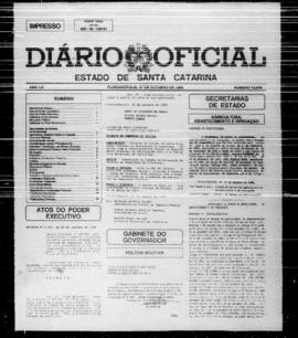 Diário Oficial do Estado de Santa Catarina. Ano 54. N° 13814 de 27/10/1989