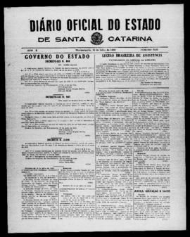 Diário Oficial do Estado de Santa Catarina. Ano 10. N° 2542 de 16/07/1943