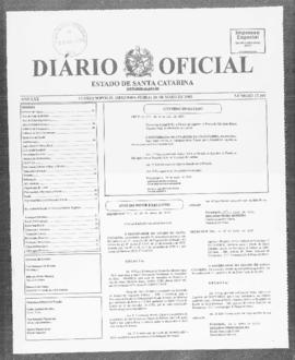 Diário Oficial do Estado de Santa Catarina. Ano 70. N° 17160 de 26/05/2003