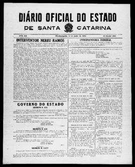 Diário Oficial do Estado de Santa Catarina. Ano 12. N° 2998 de 11/06/1945