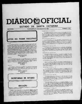 Diário Oficial do Estado de Santa Catarina. Ano 48. N° 11931 de 19/03/1982