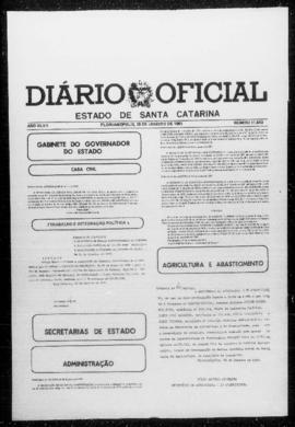 Diário Oficial do Estado de Santa Catarina. Ano 47. N° 11643 de 15/01/1981