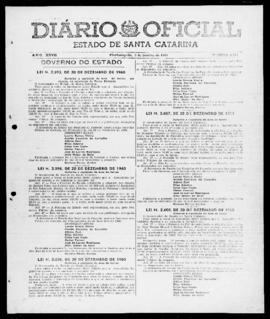 Diário Oficial do Estado de Santa Catarina. Ano 27. N° 6715 de 03/01/1961