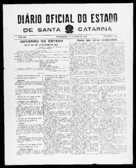 Diário Oficial do Estado de Santa Catarina. Ano 20. N° 4919 de 17/06/1953