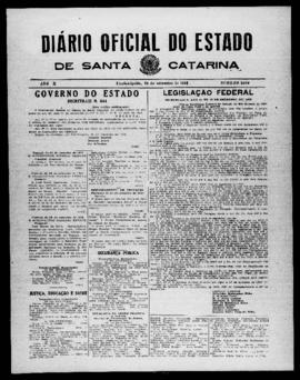 Diário Oficial do Estado de Santa Catarina. Ano 10. N° 2589 de 24/09/1943