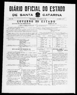 Diário Oficial do Estado de Santa Catarina. Ano 20. N° 4947 de 29/07/1953