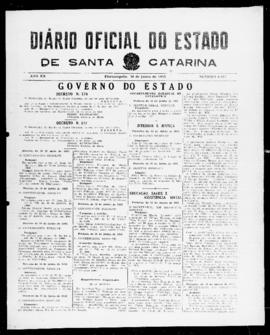 Diário Oficial do Estado de Santa Catarina. Ano 20. N° 4927 de 30/06/1953
