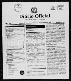 Diário Oficial do Estado de Santa Catarina. Ano 76. N° 18970 de 16/11/2010