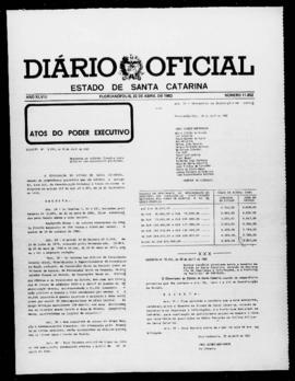 Diário Oficial do Estado de Santa Catarina. Ano 48. N° 11952 de 22/04/1982
