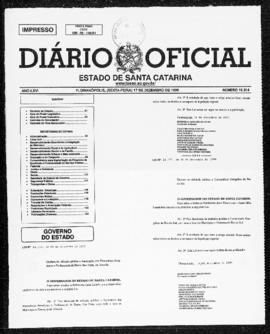 Diário Oficial do Estado de Santa Catarina. Ano 66. N° 16314 de 17/12/1999. Parte 1