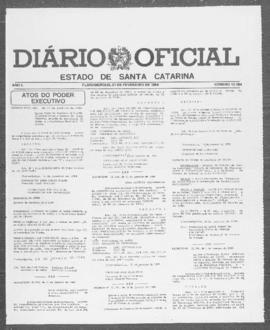 Diário Oficial do Estado de Santa Catarina. Ano 50. N° 12394 de 01/02/1984