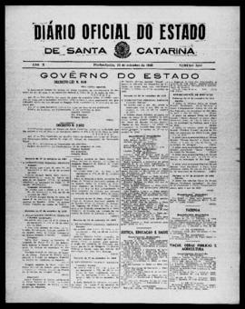 Diário Oficial do Estado de Santa Catarina. Ano 10. N° 2586 de 21/09/1943
