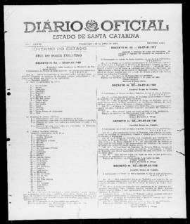Diário Oficial do Estado de Santa Catarina. Ano 28. N° 6841 de 10/07/1961