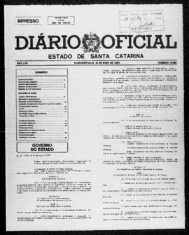 Diário Oficial do Estado de Santa Catarina. Ano 58. N° 14683 de 10/05/1993