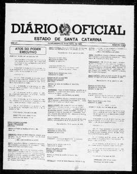 Diário Oficial do Estado de Santa Catarina. Ano 52. N° 12685 de 10/04/1985