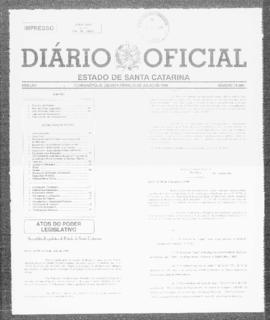 Diário Oficial do Estado de Santa Catarina. Ano 65. N° 15966 de 23/07/1998