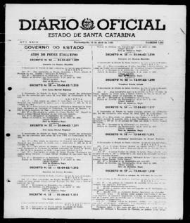 Diário Oficial do Estado de Santa Catarina. Ano 29. N° 7033 de 18/04/1962