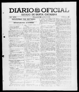 Diário Oficial do Estado de Santa Catarina. Ano 27. N° 6722 de 12/01/1961