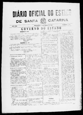 Diário Oficial do Estado de Santa Catarina. Ano 21. N° 5285 de 03/01/1955
