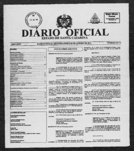 Diário Oficial do Estado de Santa Catarina. Ano 75. N° 18774 de 25/01/2010