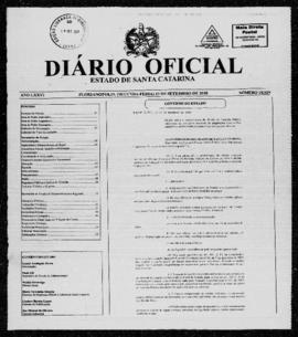Diário Oficial do Estado de Santa Catarina. Ano 76. N° 18929 de 13/09/2010