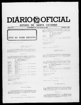 Diário Oficial do Estado de Santa Catarina. Ano 48. N° 11989 de 15/06/1982