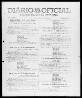 Diário Oficial do Estado de Santa Catarina. Ano 28. N° 6947 de 14/12/1961