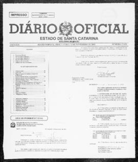 Diário Oficial do Estado de Santa Catarina. Ano 69. N° 17032 de 12/11/2002