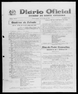 Diário Oficial do Estado de Santa Catarina. Ano 30. N° 7274 de 22/04/1963