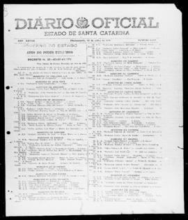 Diário Oficial do Estado de Santa Catarina. Ano 28. N° 6849 de 20/07/1961