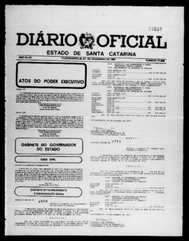 Diário Oficial do Estado de Santa Catarina. Ano 47. N° 11859 de 01/12/1981