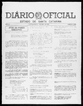 Diário Oficial do Estado de Santa Catarina. Ano 52. N° 12686 de 11/04/1985