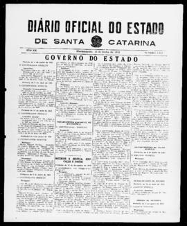 Diário Oficial do Estado de Santa Catarina. Ano 20. N° 4914 de 10/06/1953