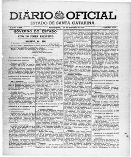 Diário Oficial do Estado de Santa Catarina. Ano 24. Nº 5999 de 20/12/1957