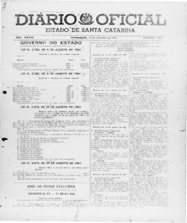 Diário Oficial do Estado de Santa Catarina. Ano 28. N° 6890 de 19/09/1961