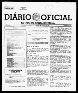 Diário Oficial do Estado de Santa Catarina. Ano 64. N° 15639 de 20/03/1997
