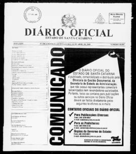 Diário Oficial do Estado de Santa Catarina. Ano 75. N° 18587 de 16/04/2009
