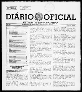 Diário Oficial do Estado de Santa Catarina. Ano 65. N° 16018 de 06/10/1998